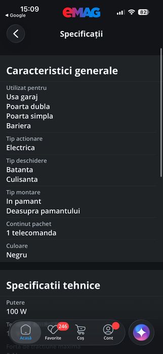 Telecomandă universală barieră uși și garaj