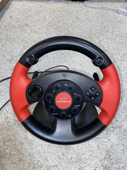 volan gaming esperanza+pedale