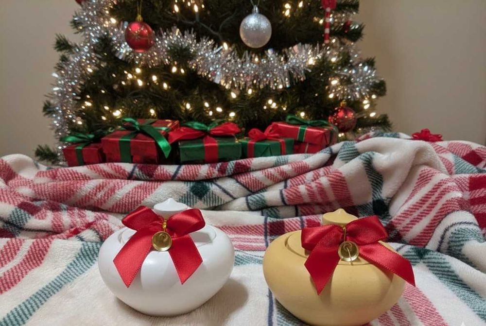 Lumanari parfumate  de Craciun din ceara soia