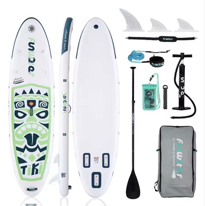Падъл борд 320 см (10’6”) | SUP комплект TIKI White 05A + 2 г. гаранция