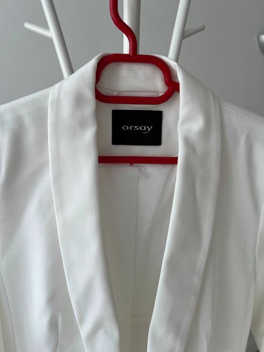 Sacou Elegant Business de Dama, Orsay | Alb, Marime 34 | Nou