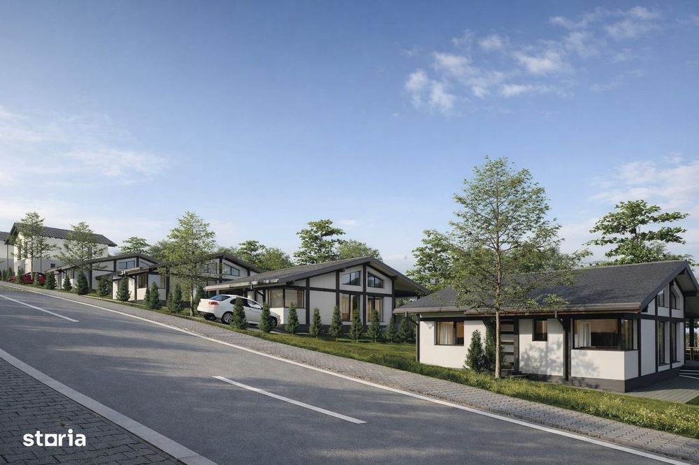 Case noi premium single, 700 mp teren, 4 camere, 3 bai in Livezeni