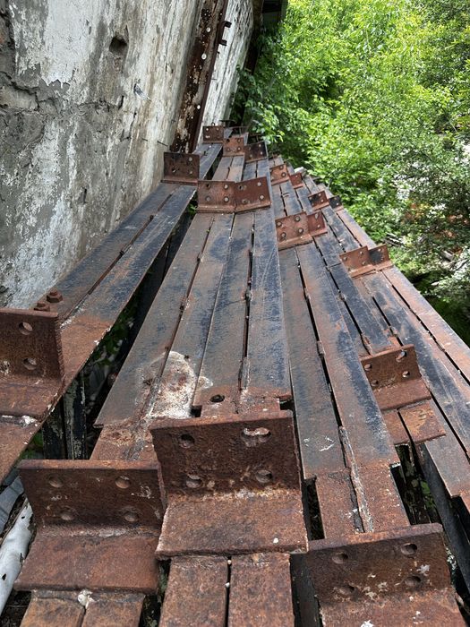 Фермы двухскатные из толстого материала