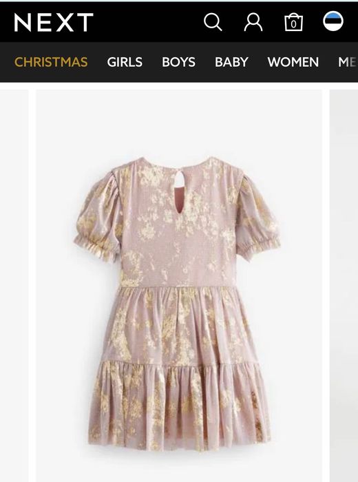 Рокля Next за Коледна фотосесия