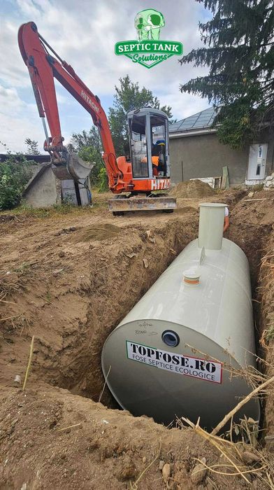 Fosa Septica STRONG 5000L cu Perete GROS + Ranforsari + GARANTIE!