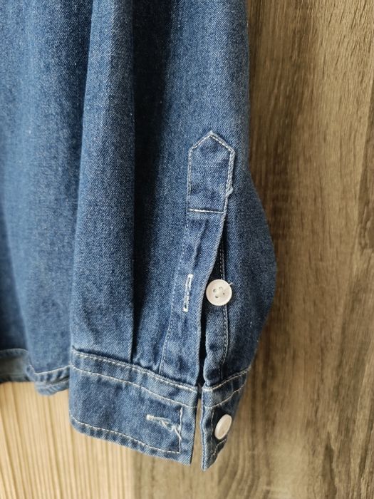 Джинсовая рубашка на мальчика подростка