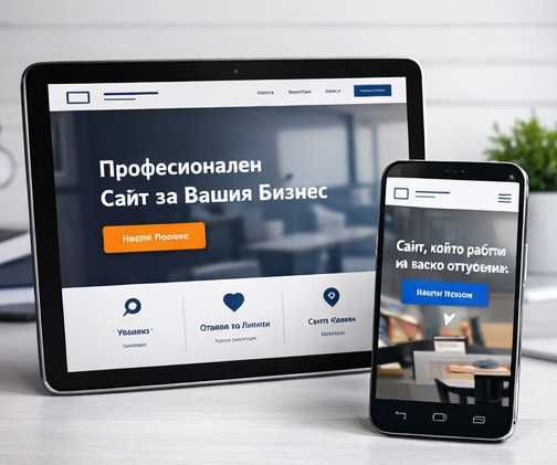 Изработка на модерни уеб сайтове за малки/средни бизнеси