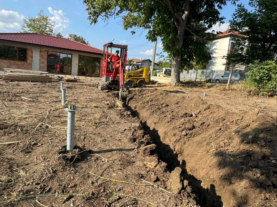 Услуги с МИНИ БАГЕР 1,7t