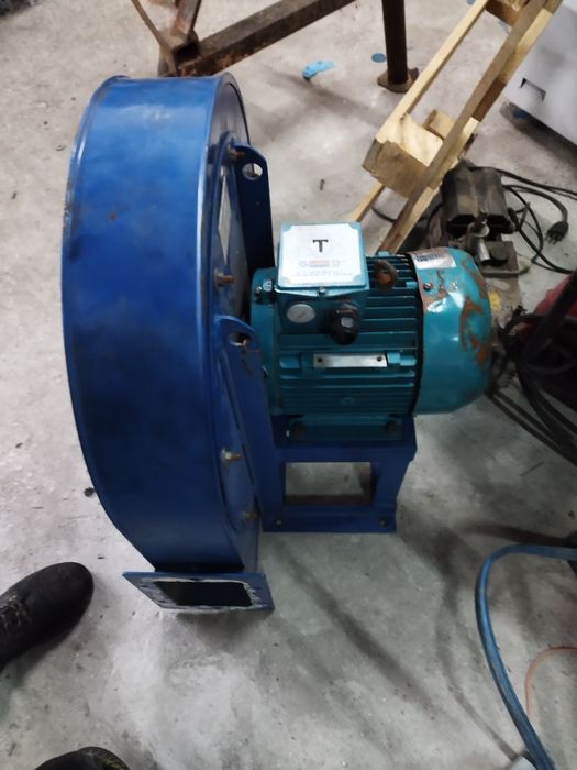 Аспирация тип охлюв, вентилатор