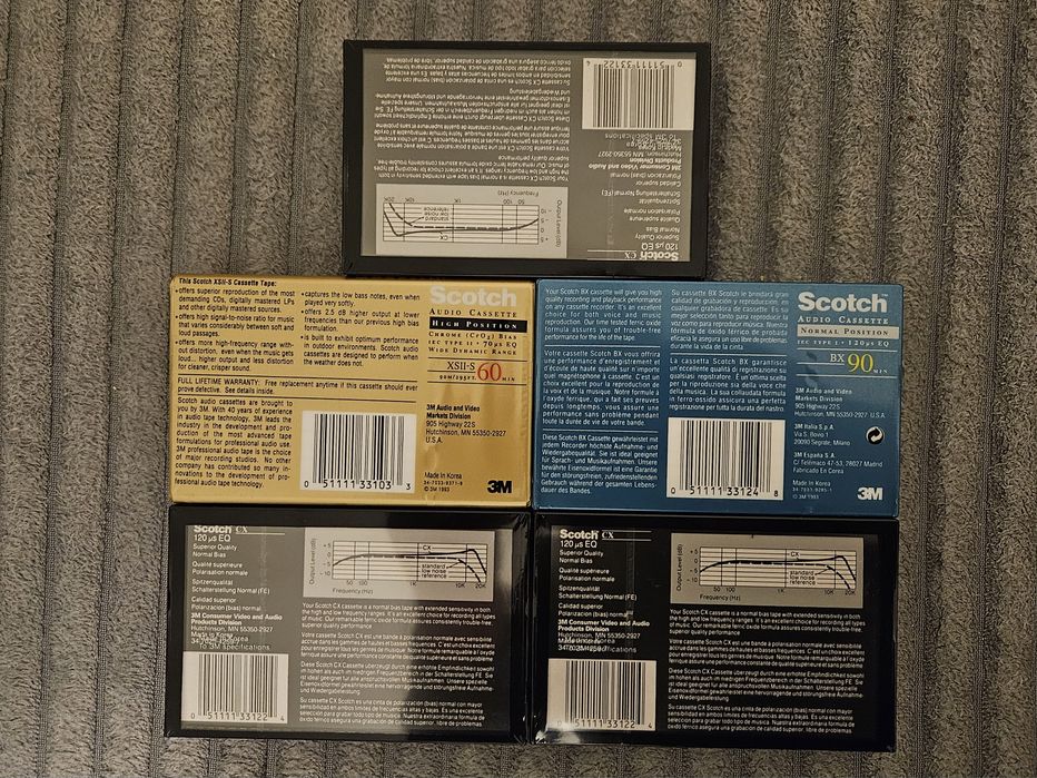 5 Casete Audio Scotch