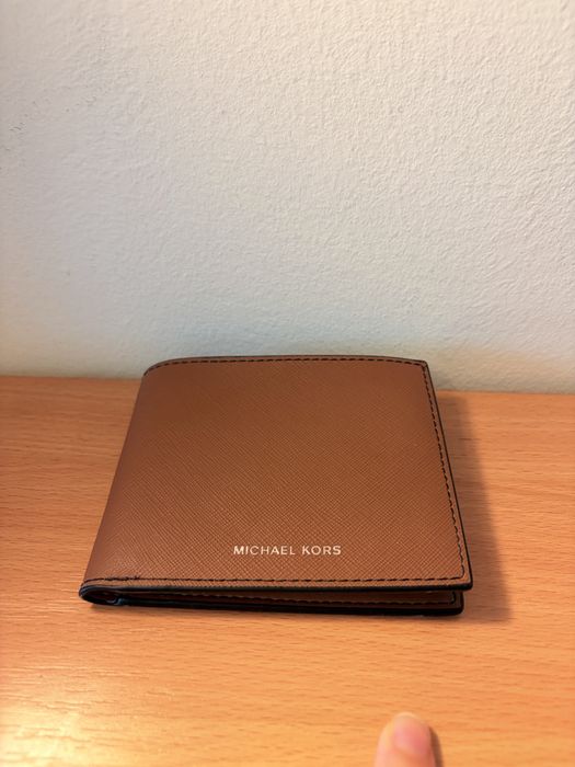 Portofel barbatesc maro slim Michael Kors