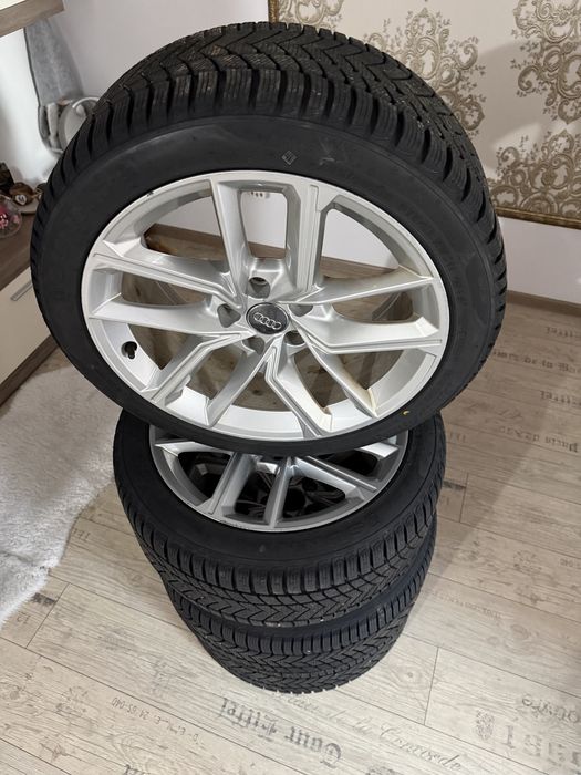 Jante r18 AUDI 100% originale +anvelope  noi M+S 245/40/r18(DOT2025)