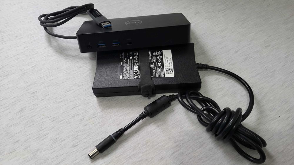 Docking Station Dell D6000 Universal Dock USB 3.0, USB-C + incar 130W