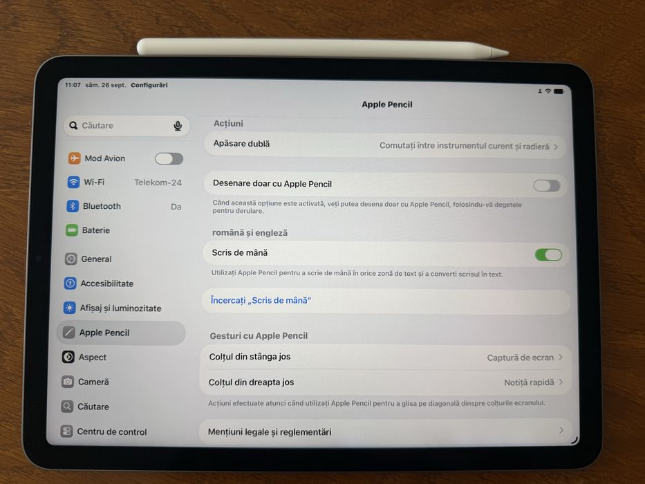 Apple pencil 2 , impecabil pt ipad air , ipad pro