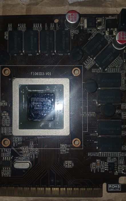 Продам GTX 550 Ti DDR3 на запчасти