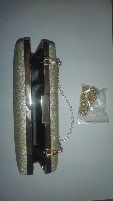 златен блясък малка чанта