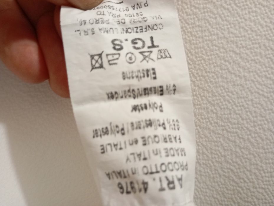 Нова  Vincent Croce спортно елегантна дамска италианска блуза