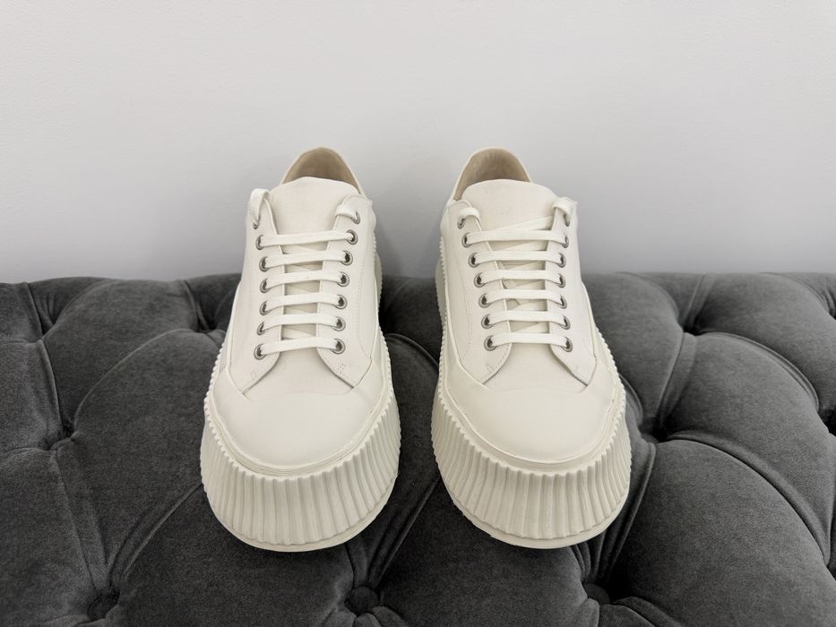 Jil Sander platform sole sneaker