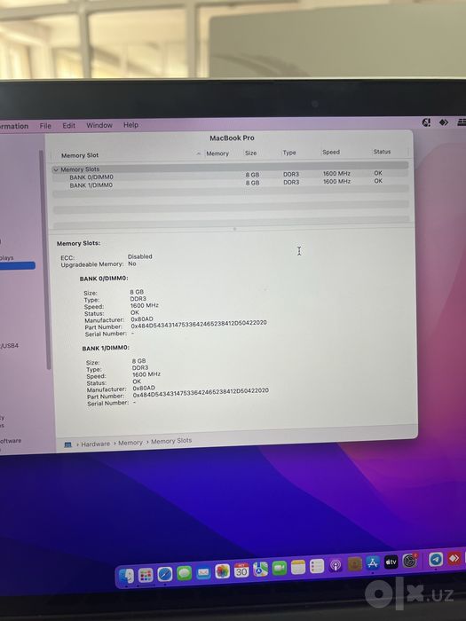 Macbook pro 2015