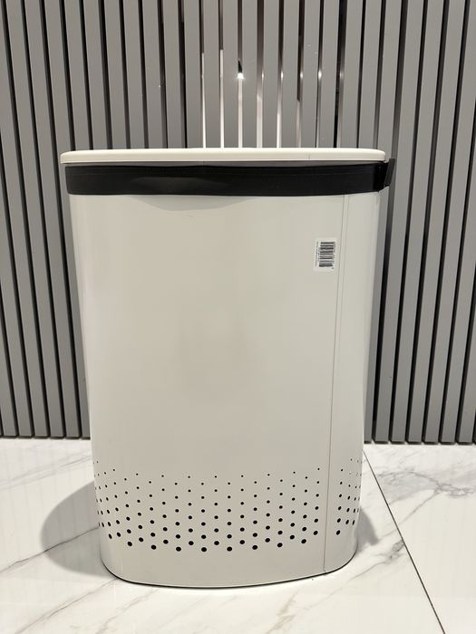 Кош за пране Brabantia Selector 55L, White, пластмасов капак, Бял