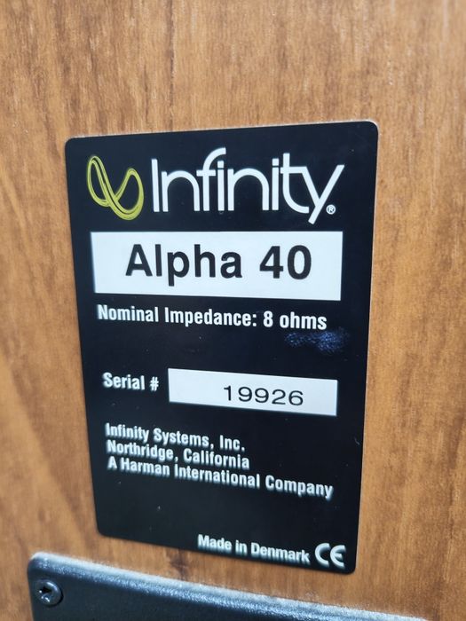Тонколони  Infinity Alpha-40