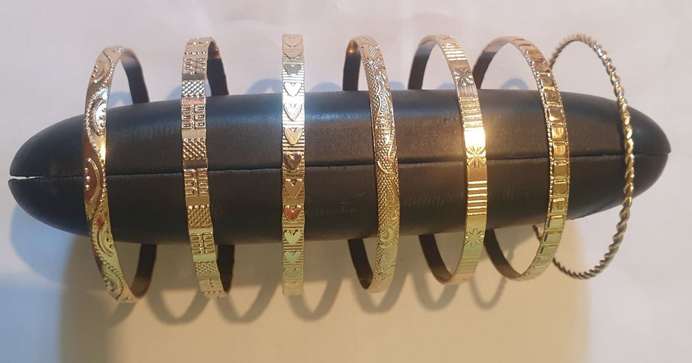 Set bratari reglabile aurite 7 buc.