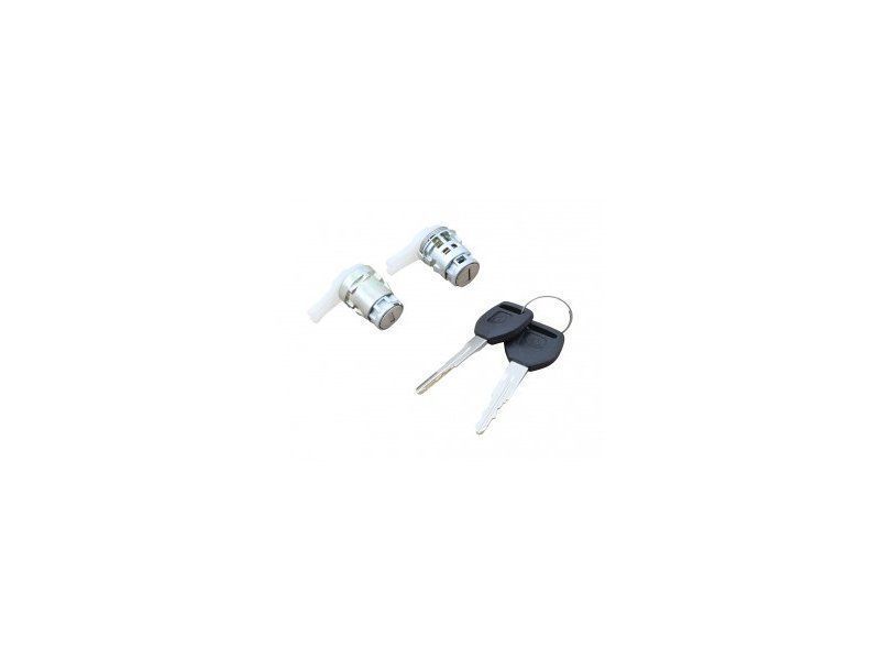 Set yale inchidere Honda Civic Hatchback/Coupe Eg/Ej, 10.1991-12.1995 cu 3 Usi, Honda Civic Sedan/Coupe Eg/Eh9, 1992-10.95, 4 Usi, cu chei, cu 2 butuci blocare usa, fata, stanga/dreapta, 72145/6-SR3-003,