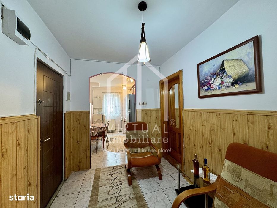 Apartament decomandat cu 3 camere, 55mp utili, pivnita, Valea Aauri