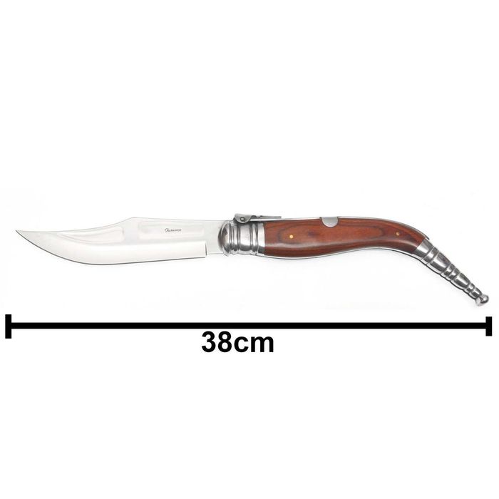 Briceag Spaniol Cricket Bandolera Lemn Lama 16 CM Albainox 38 CM