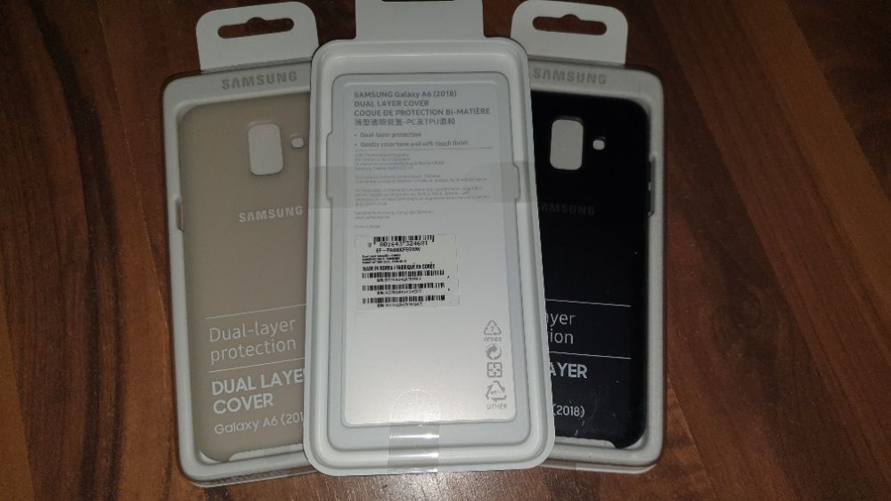 Husa antisoc originala Samsung Dual Layer Cover A6 2018 A600