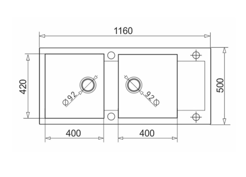 Set chiuveta Pyramis MIDO 116, baterie CECILIA si Roll Up