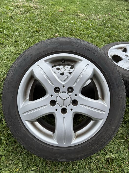 Jante+cauciucuri iarna M+S Mercedes 205/55 R16 91H