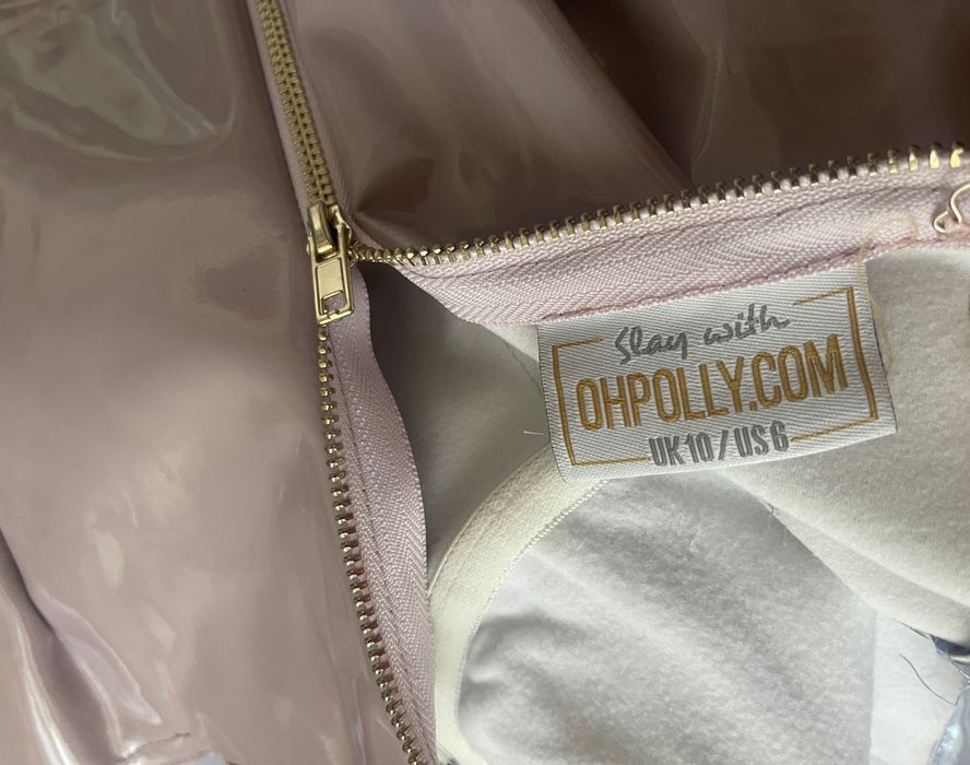 Rochie mov din latex,  OhPolly