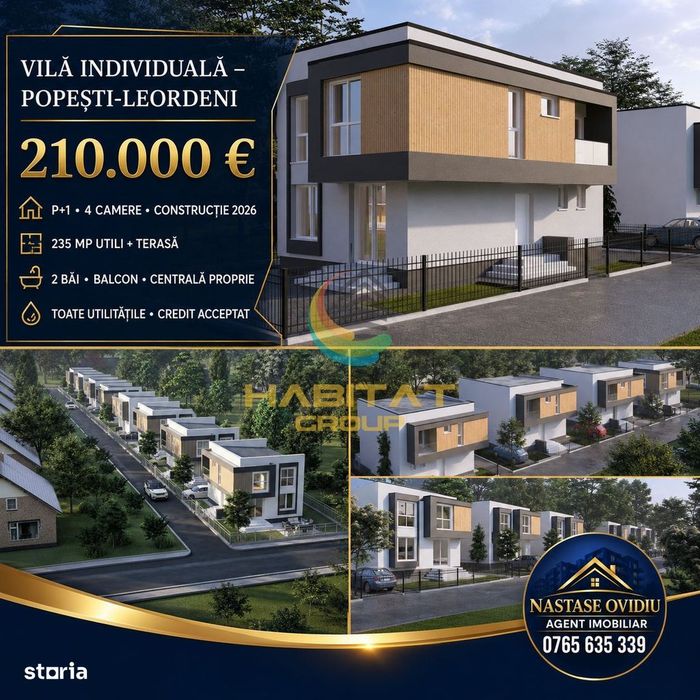 Vilă individuală Popești-Leordeni!