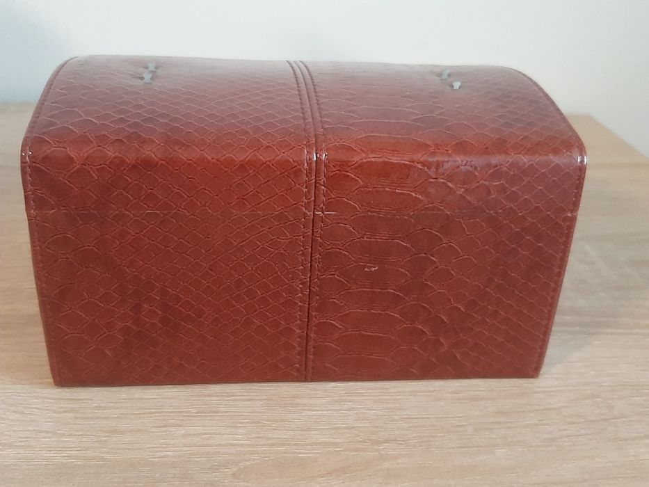Casetă Bijuterii CARPISA Model Snake Skin, Etajată, cu inchidere