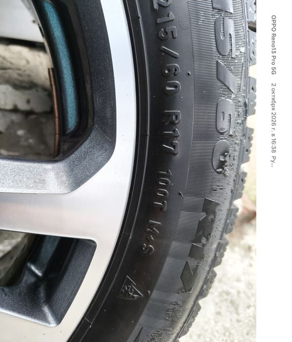 Продаются шины с дисками Formula ICE 215/60/17.