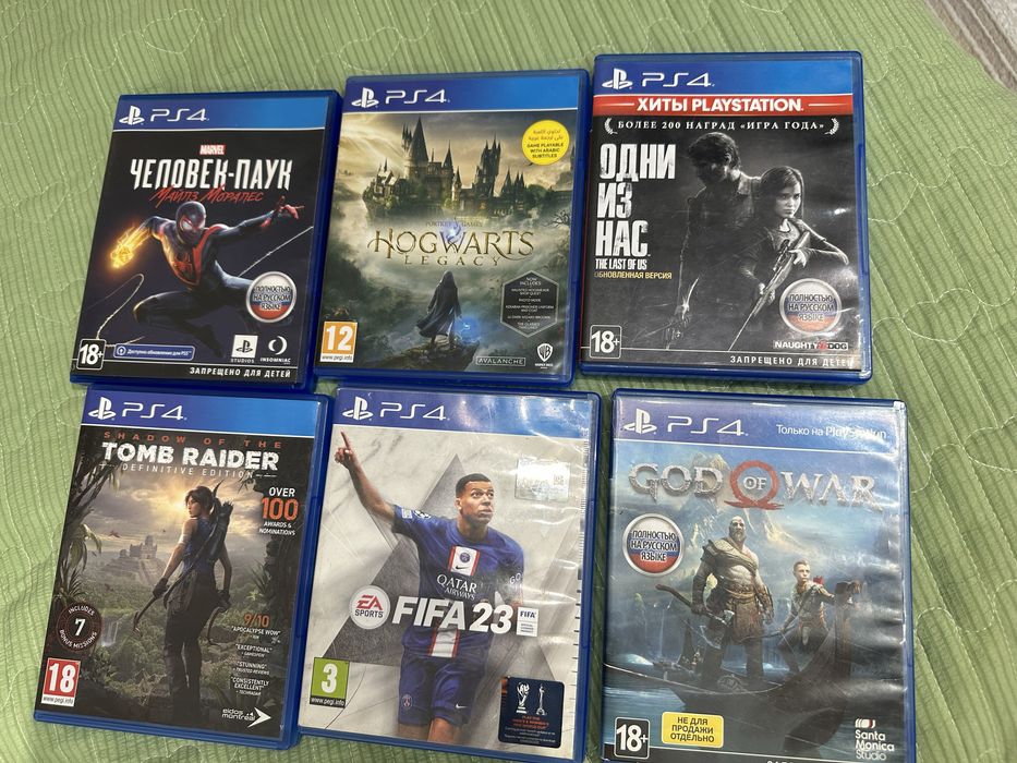 Диски для PS4, все новые продаются