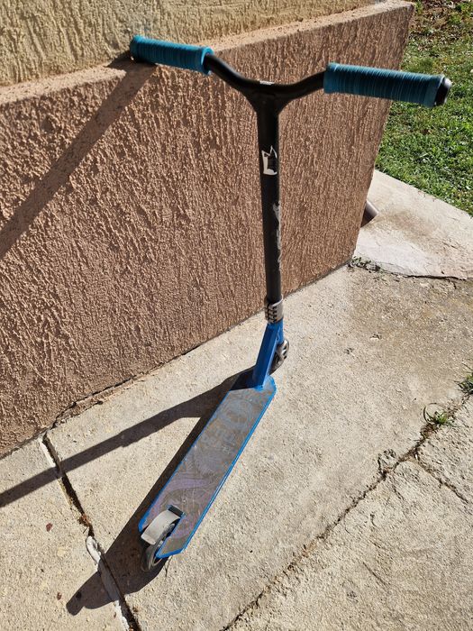 Trotinetă freestyle albastră