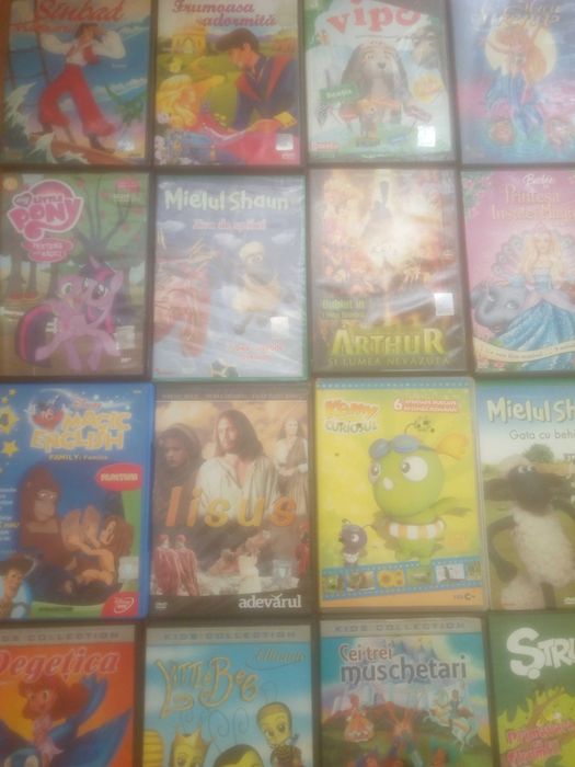 100 dvd-cd pentru copii