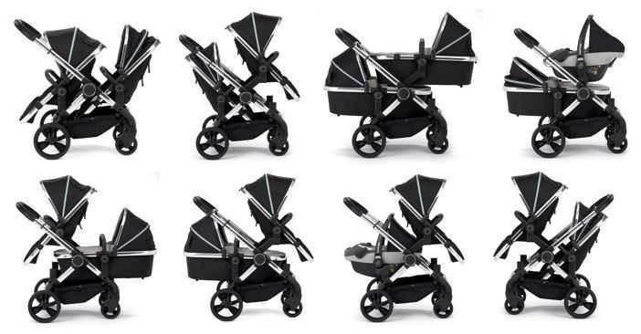 Icandy Peach - Carucior dublu gemeni