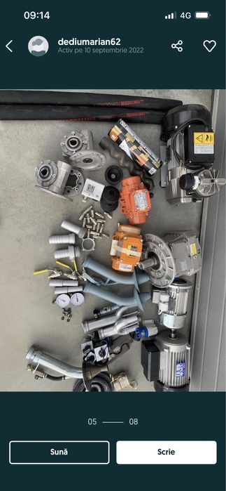 Piese pompe de tencuit mașini de tencuit