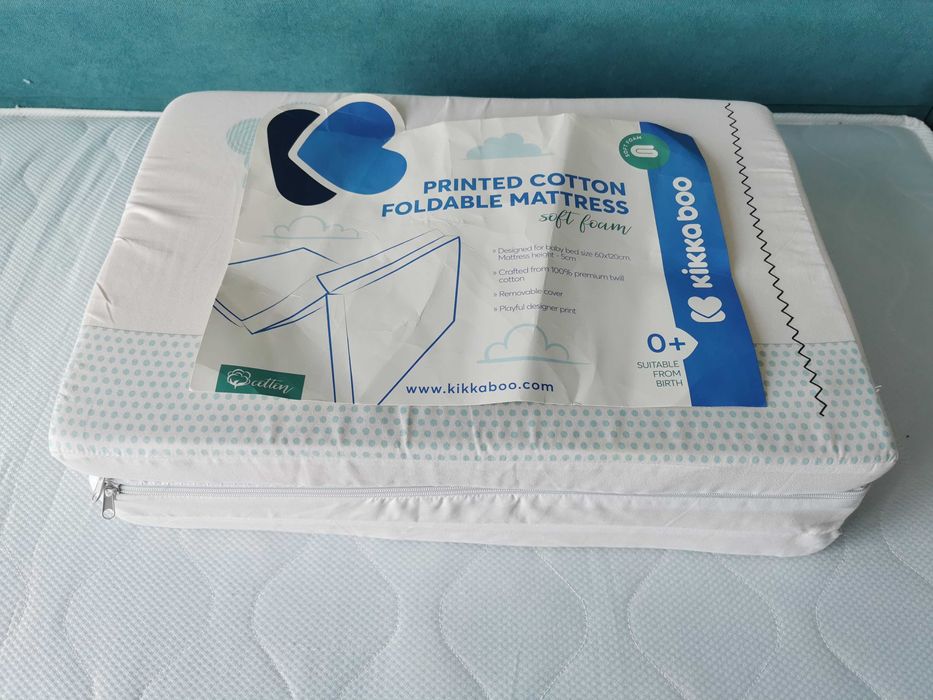 Сгъваем еднолицев матрак: KIkka boo 60/120
