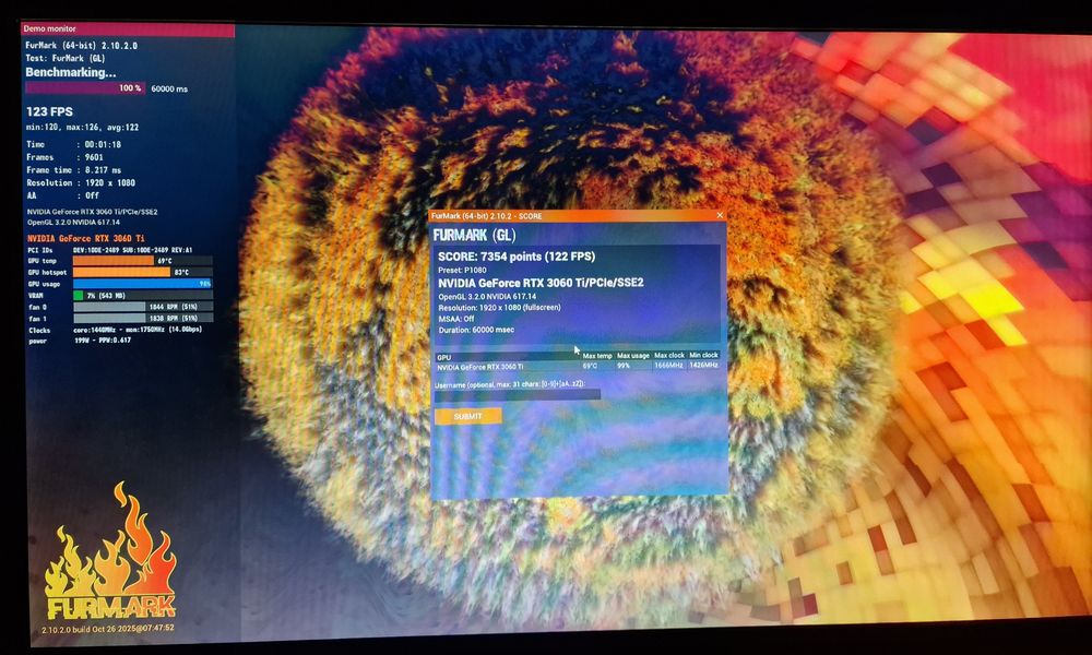 PC i5 10600kf, 16 GB RAM, RTX 3060 TI
