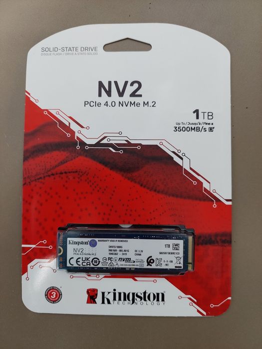 Kingston SSD NVME M.2 1TB Pci-e 4.0