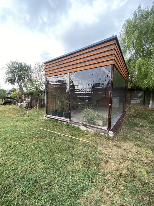 Inchideri terase cu folie PVC Cristal Taiwan 0.8mm