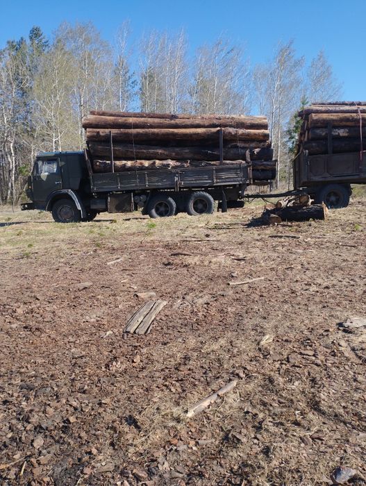 Продам бортовой КамАЗ с прицепом