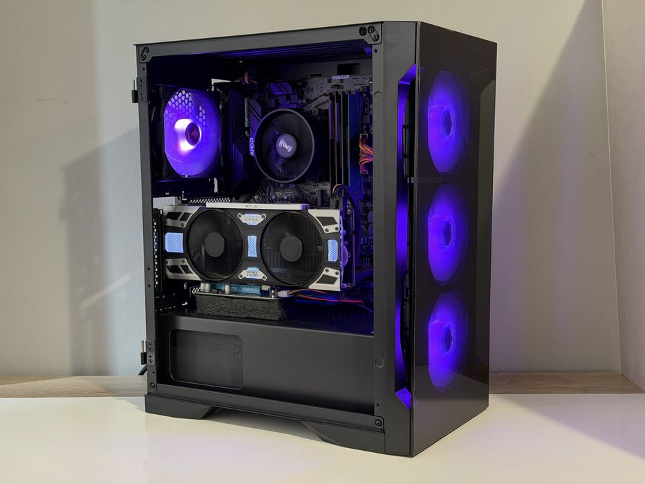 Геймърски компютър Ryzen 5 3600, GTX 1080, 32GB