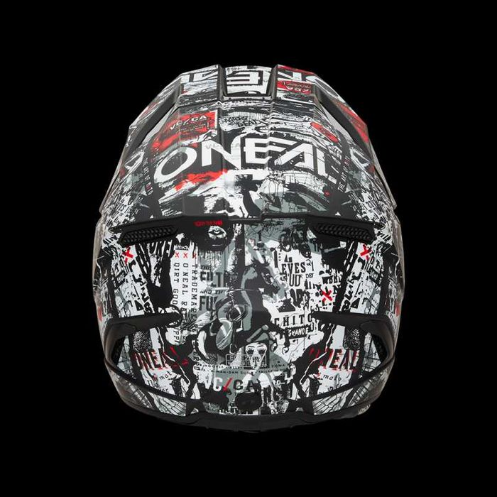 Мотокрос каска O'NEAL 3SERIES ATTACK Black/White V.25
