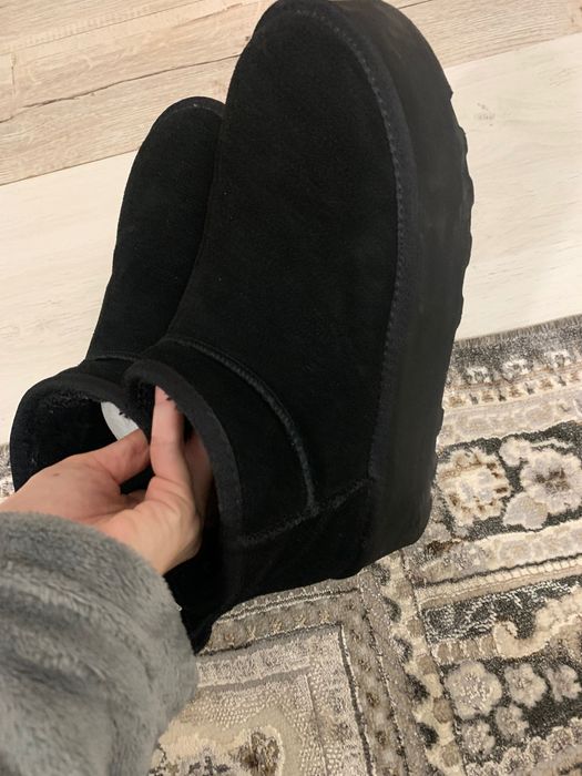 Cizme blană de piele de oaie adevărată