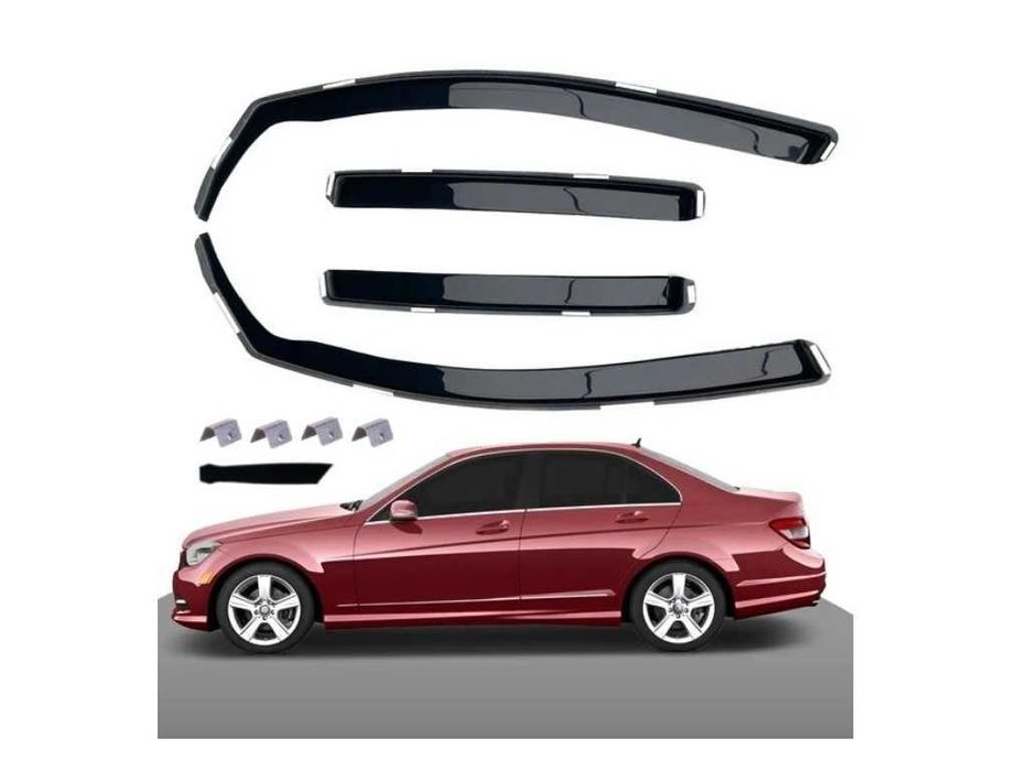 Комплект от 4бр. ветробрани за Mercedes C Class W204 2008-2014
